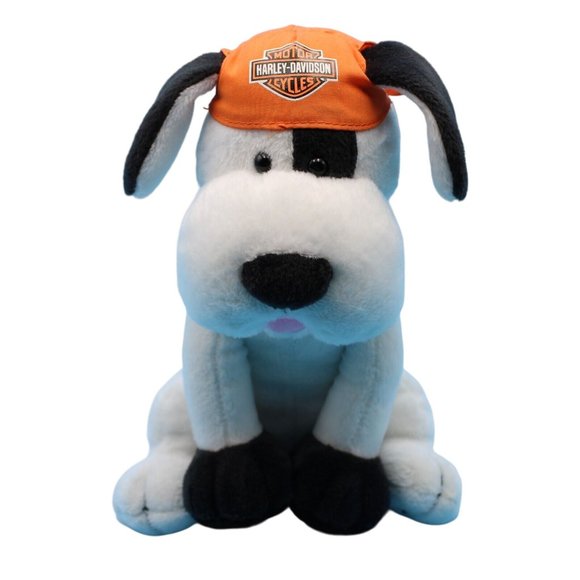 Harley-Davidson Other - Harley Davidson Motorcycles Plush Bobblehead Dog Orange Head Rag 8.5in Tall 2008